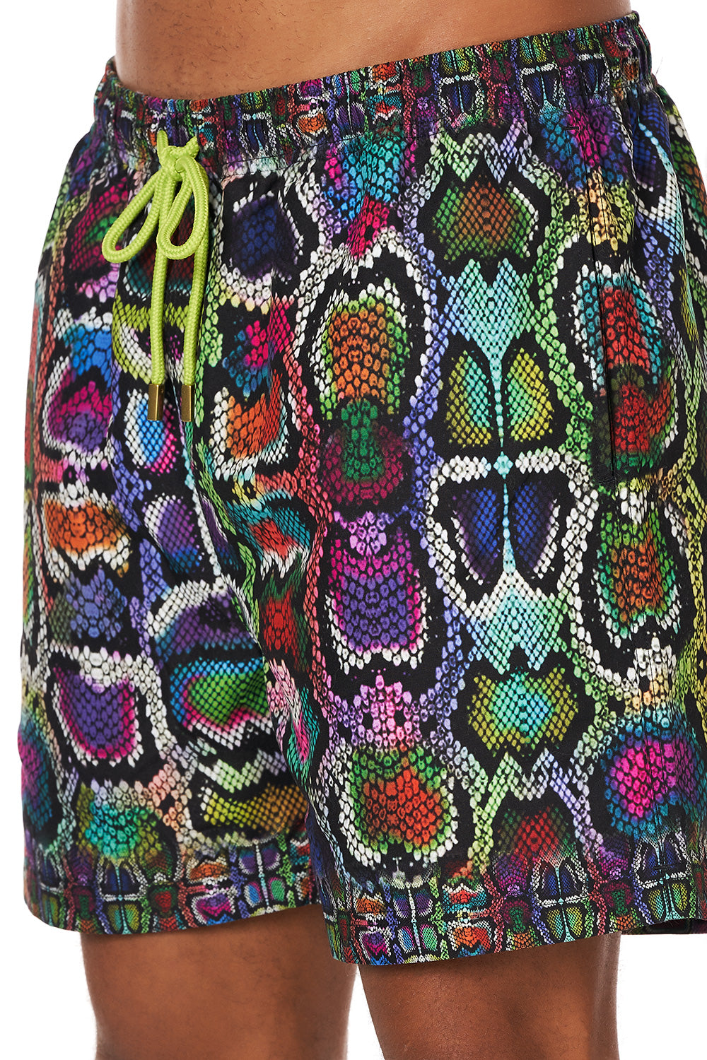 ELASTIC WAIST BOARDSHORT COMING DOWN FROM COSMOS