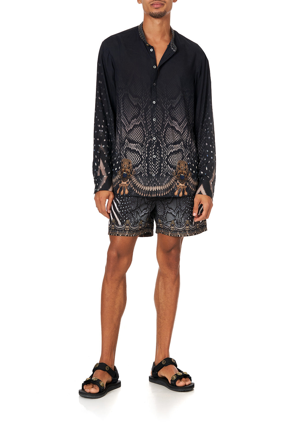 LONG SLEEVE MANDARIN COLLAR SHIRT QUECHUA KING