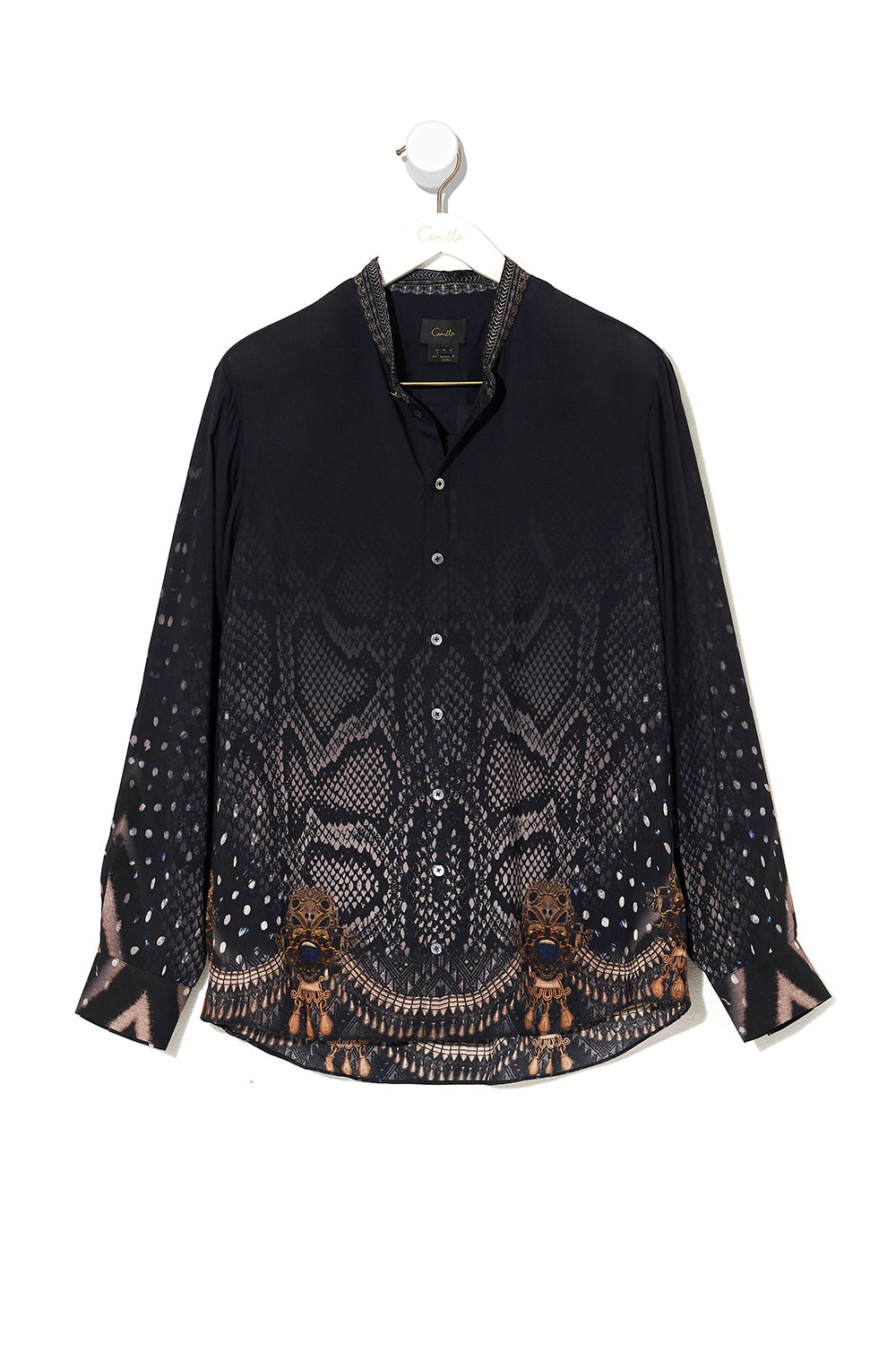 LONG SLEEVE MANDARIN COLLAR SHIRT QUECHUA KING