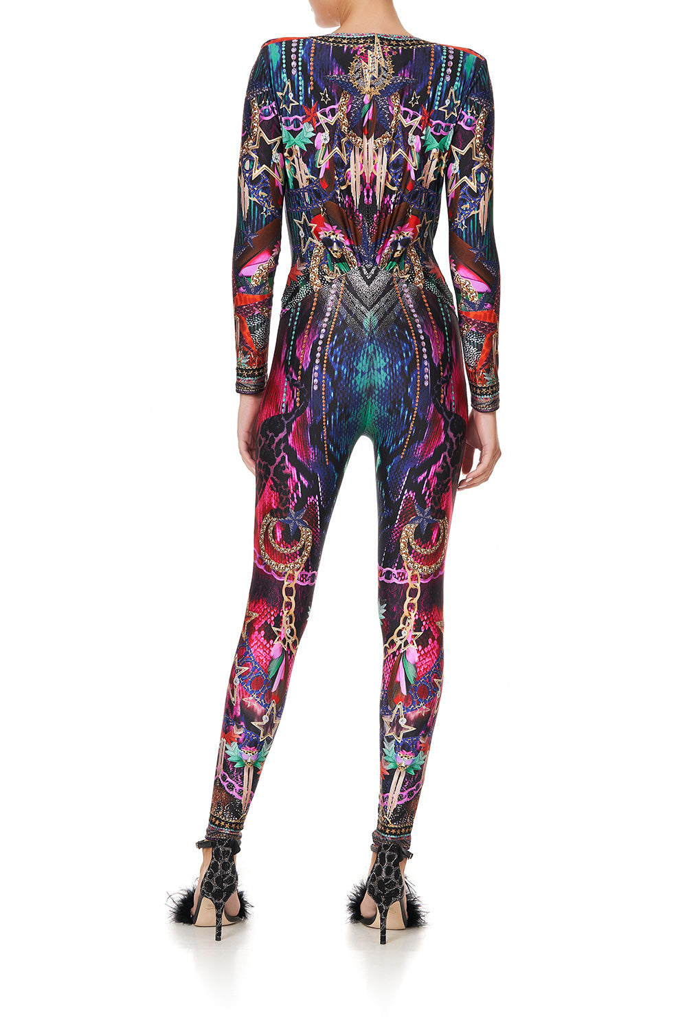 PLUNGE FRONT CATSUIT ROCKET WOMAN