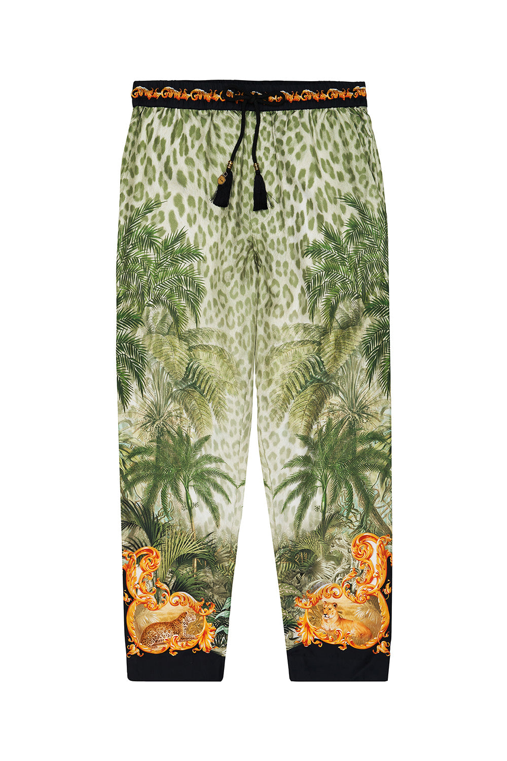 STRAIGHT LEG ELASTICATED WAIST PANT PALAZZO OF PALMS