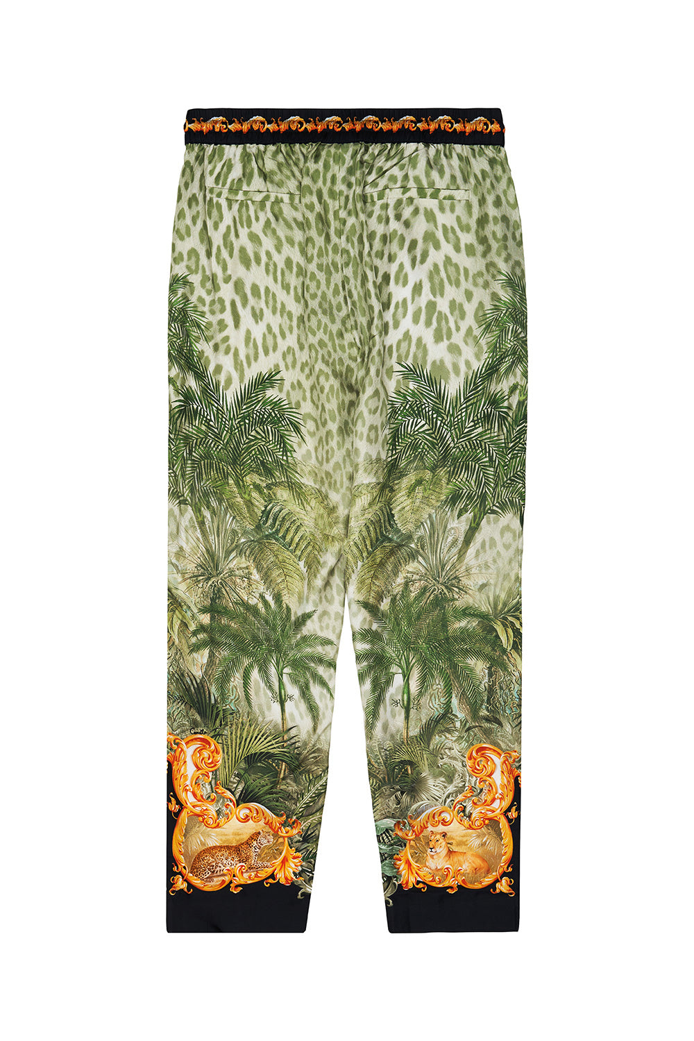STRAIGHT LEG ELASTICATED WAIST PANT PALAZZO OF PALMS