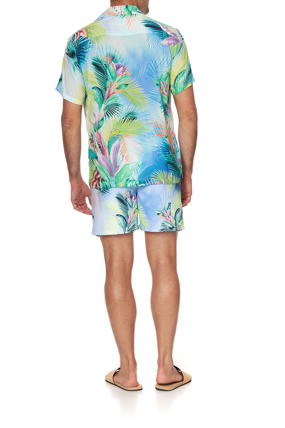 SHORT SLEEVE CAMP COLLARED SHIRT WHATS YOUR VICE