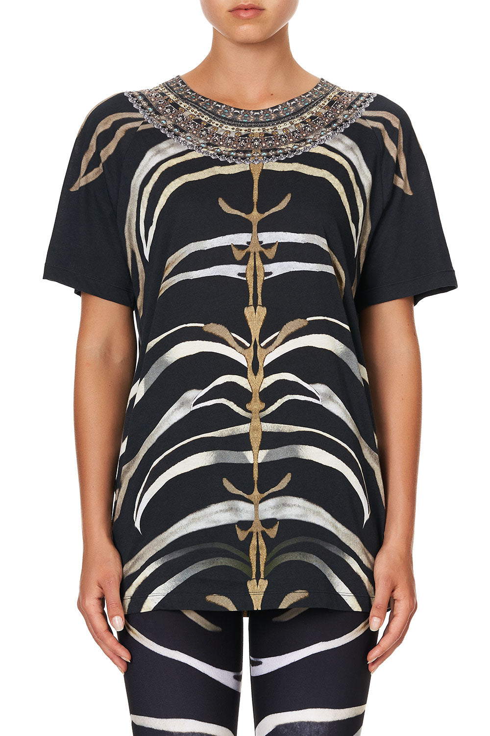 RAGLAN TEE ZEBRA CROSSING