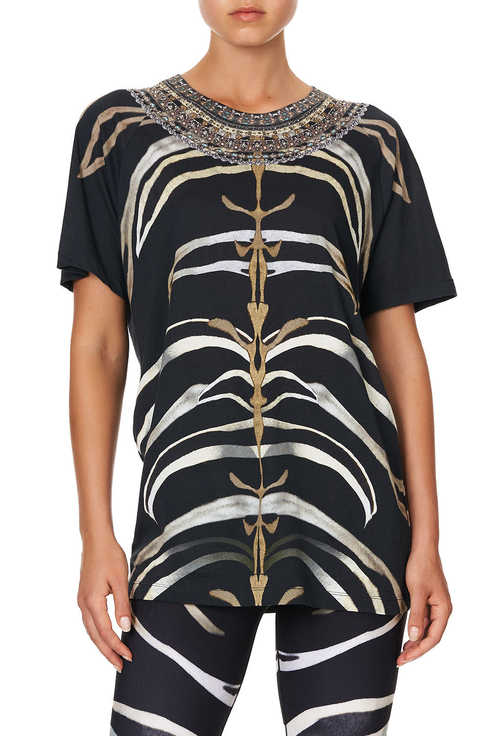 RAGLAN TEE ZEBRA CROSSING