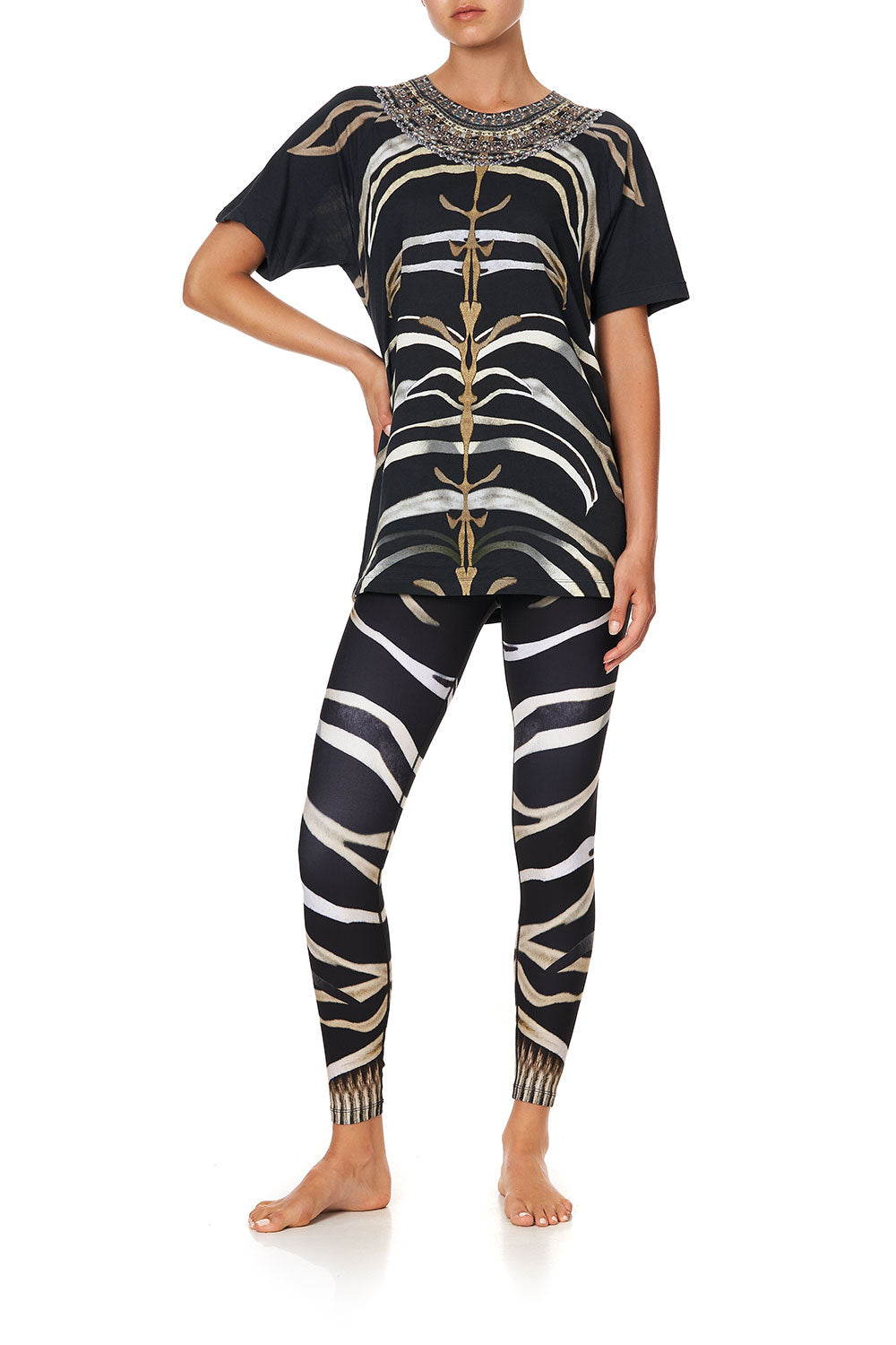 RAGLAN TEE ZEBRA CROSSING