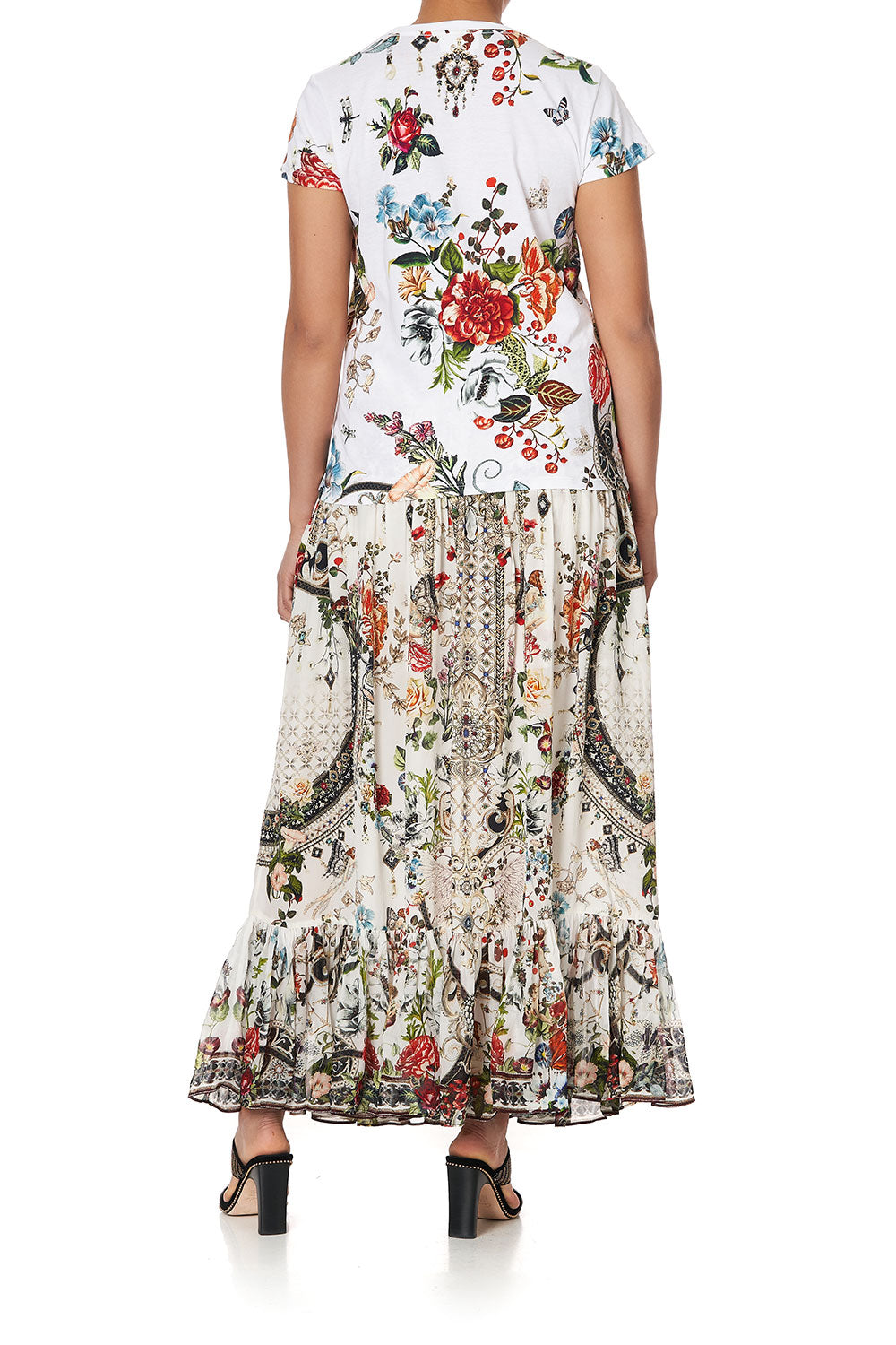 SLIM FIT ROUND NECK T-SHIRT SHAKESPEARES GARDEN