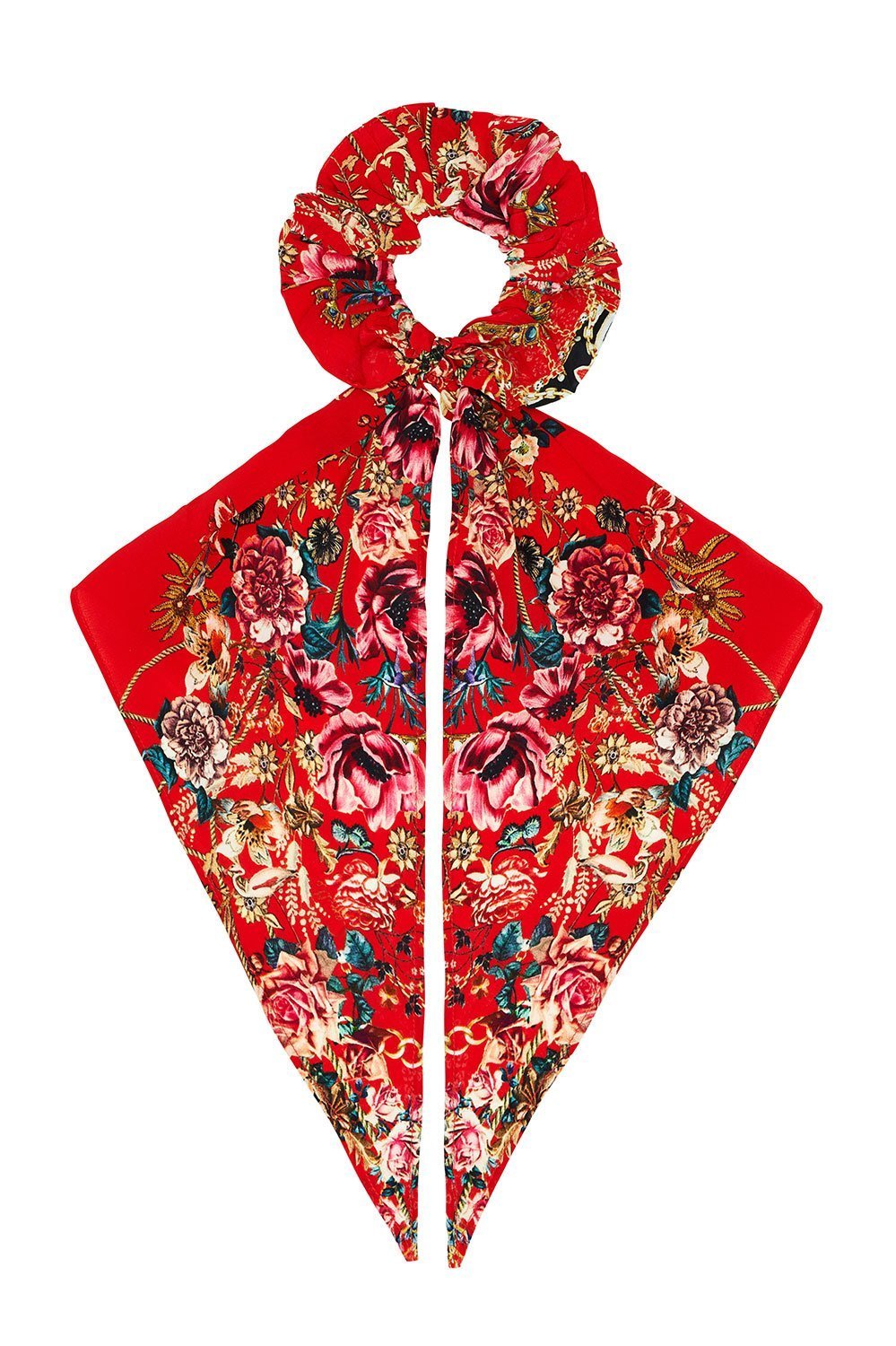 SCARF SCRUNCHIE AND THE QUEEN WORE RED