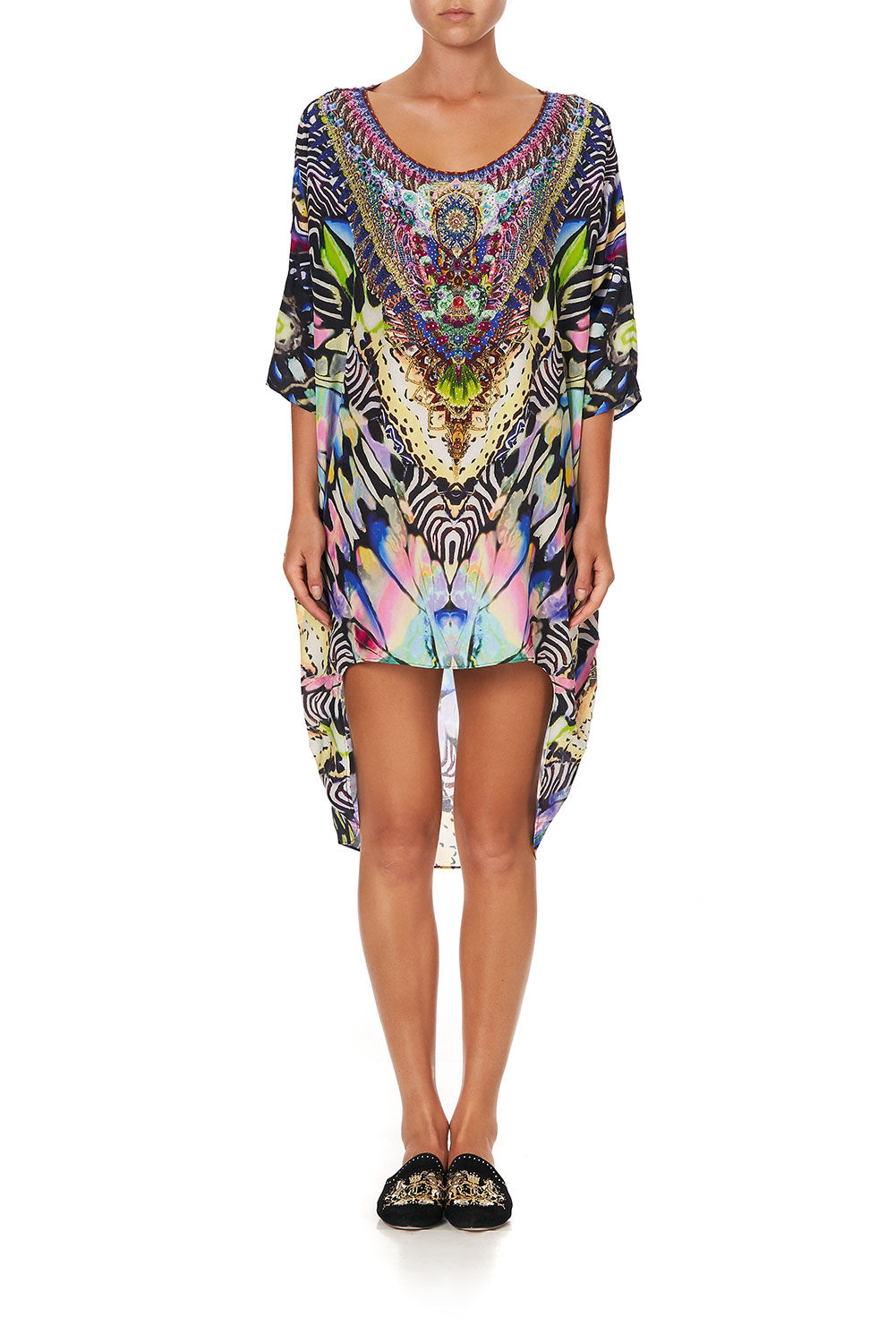 SCOOP BACK HEM DRESS TRANCE TEMPTATION