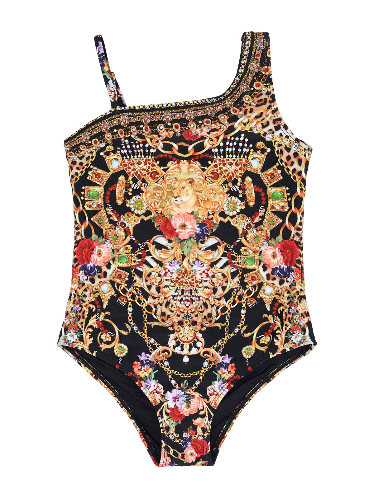 KIDS ONE SHOULDER ONE PIECE 12-14 A NIGHT IN THE 90S