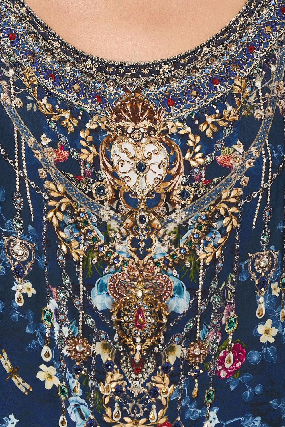 SCOOP BACK HEM DRESS DREAMS OF MIDSUMMER