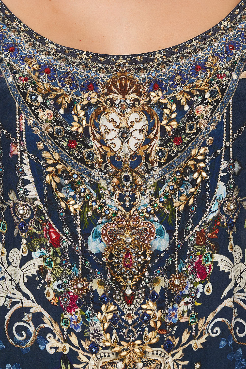 ROUND NECK KAFTAN DREAMS OF MIDSUMMER