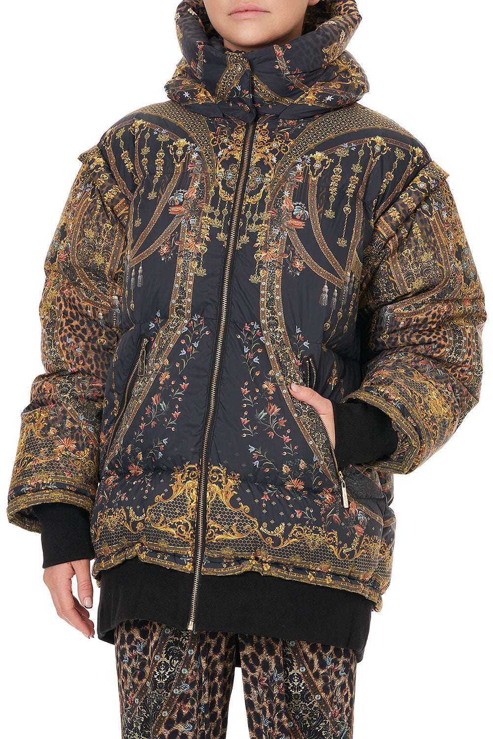 HOODED PUFFER JACKET ABINGDON PALACE