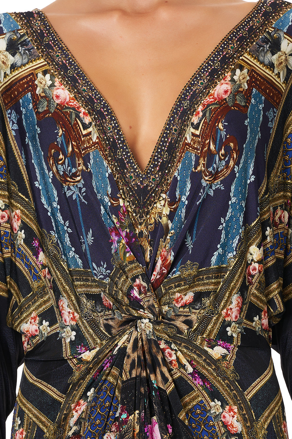 TWIST FRONT DRESS FIELDS OF TREASURE