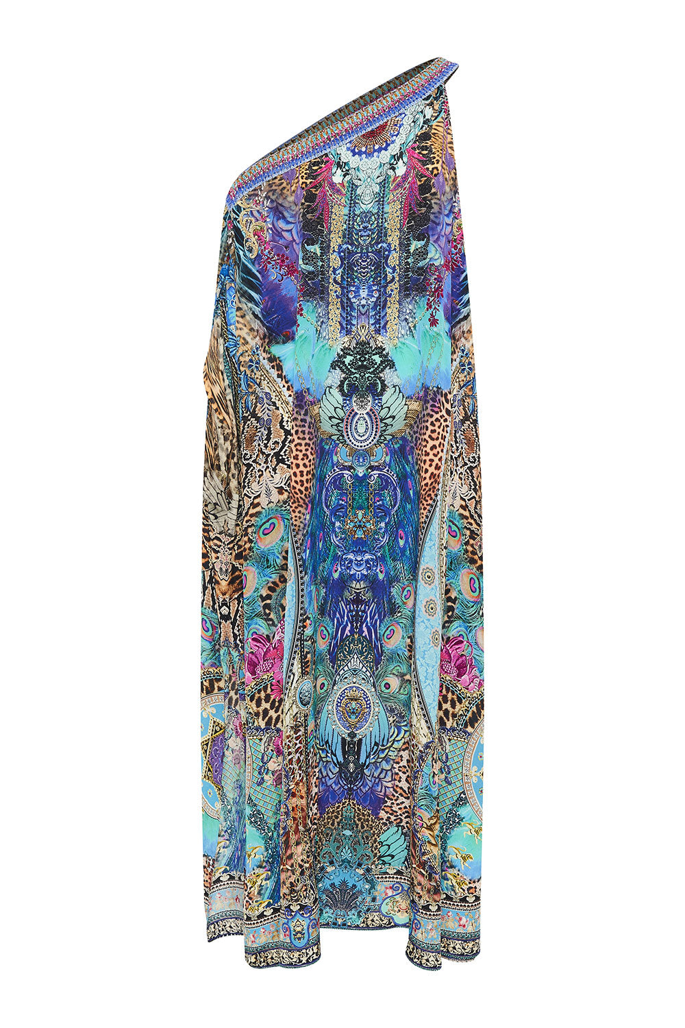 ONE SHOULDER KAFTAN WITH NECKBAND BASILICA BEAUTY