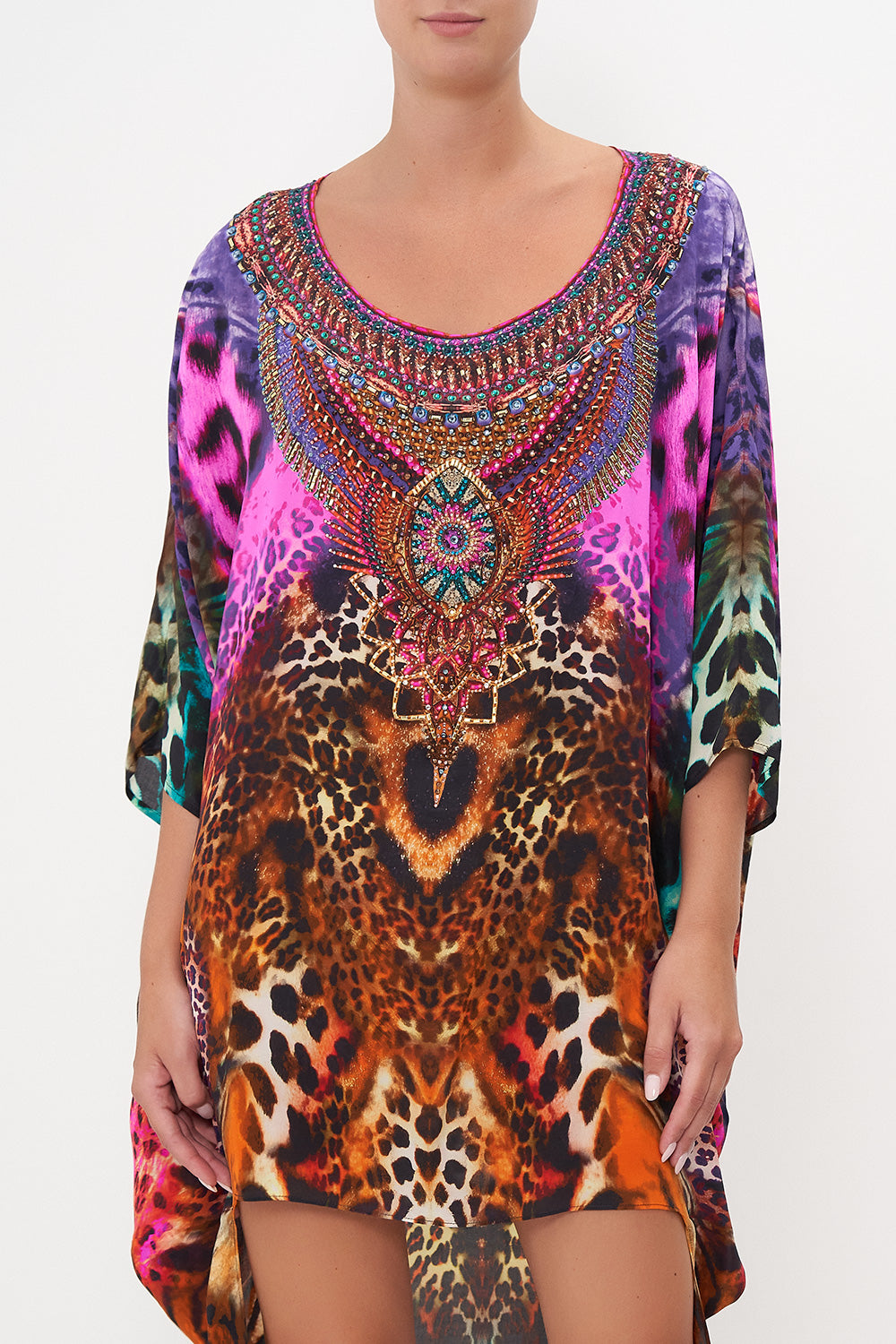 SCOOP BACK HEM DRESS SURREALIST SUSPENSION