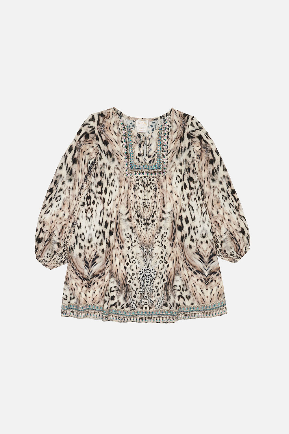 KIDS BATWING DRESS 4-10 SNOW WHISPERS