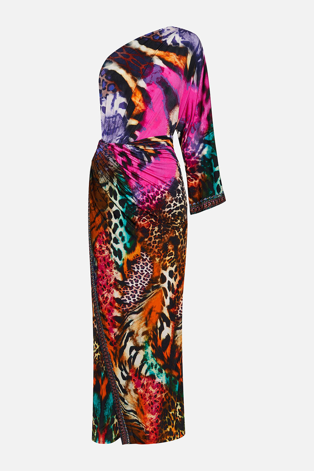 ONE SHOULDER JERSEY DRESS SURREALIST SUSPENSION