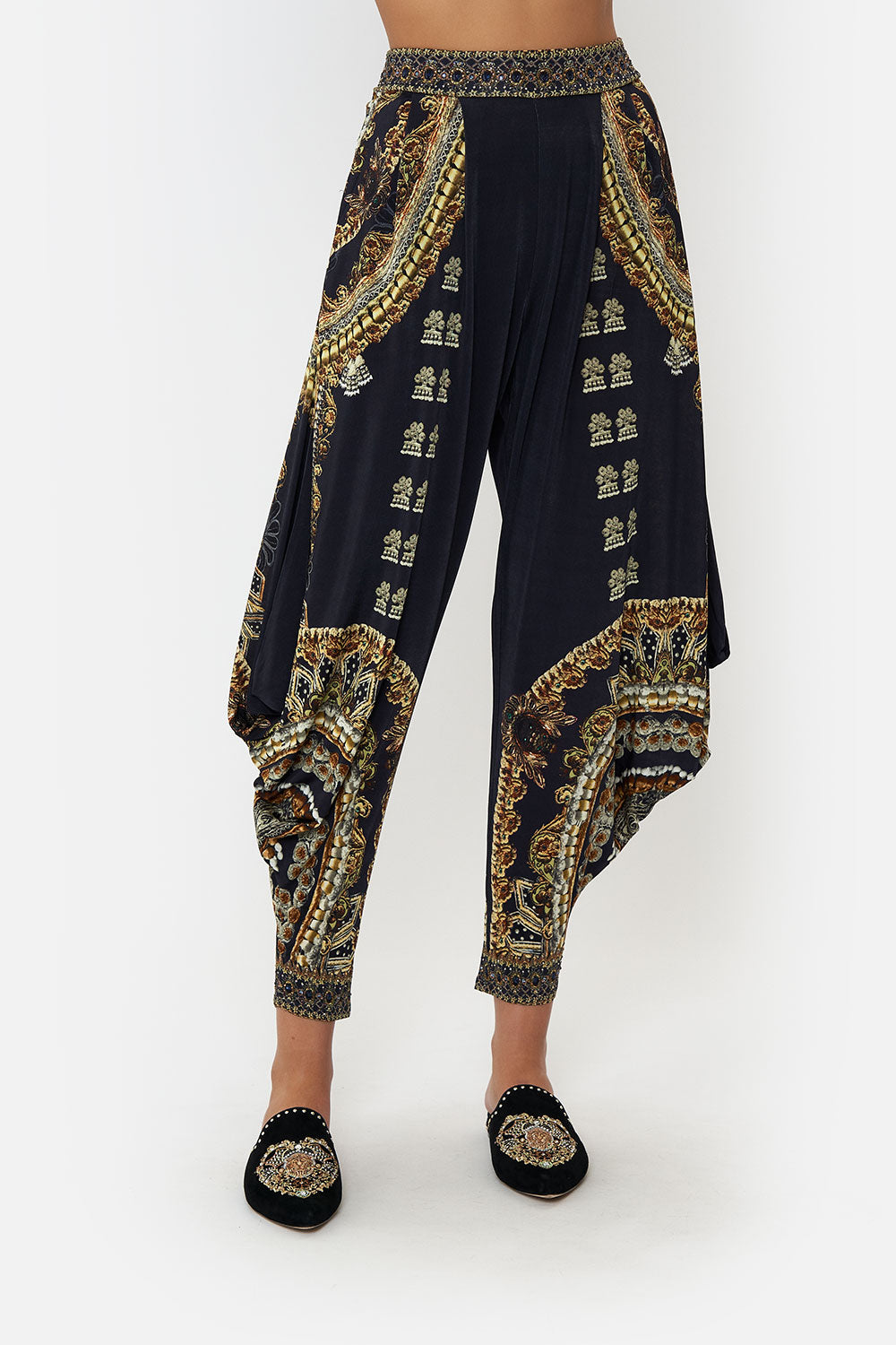 JERSEY DRAPE PANT WITH POCKET ITS ALL OVER TORERO