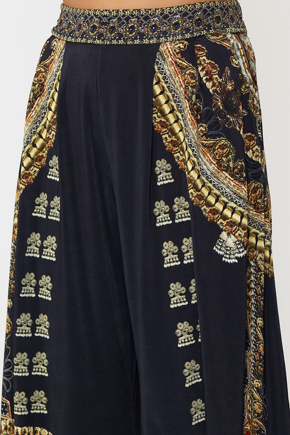 JERSEY DRAPE PANT WITH POCKET ITS ALL OVER TORERO