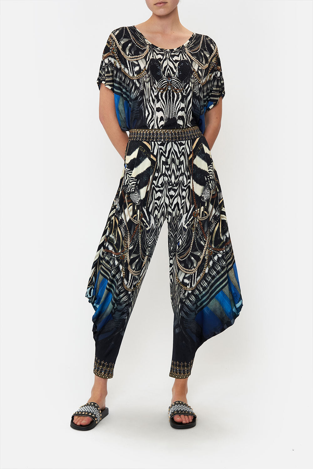 JERSEY DRAPE PANT WITH POCKET KNIGHT OF THE WILD