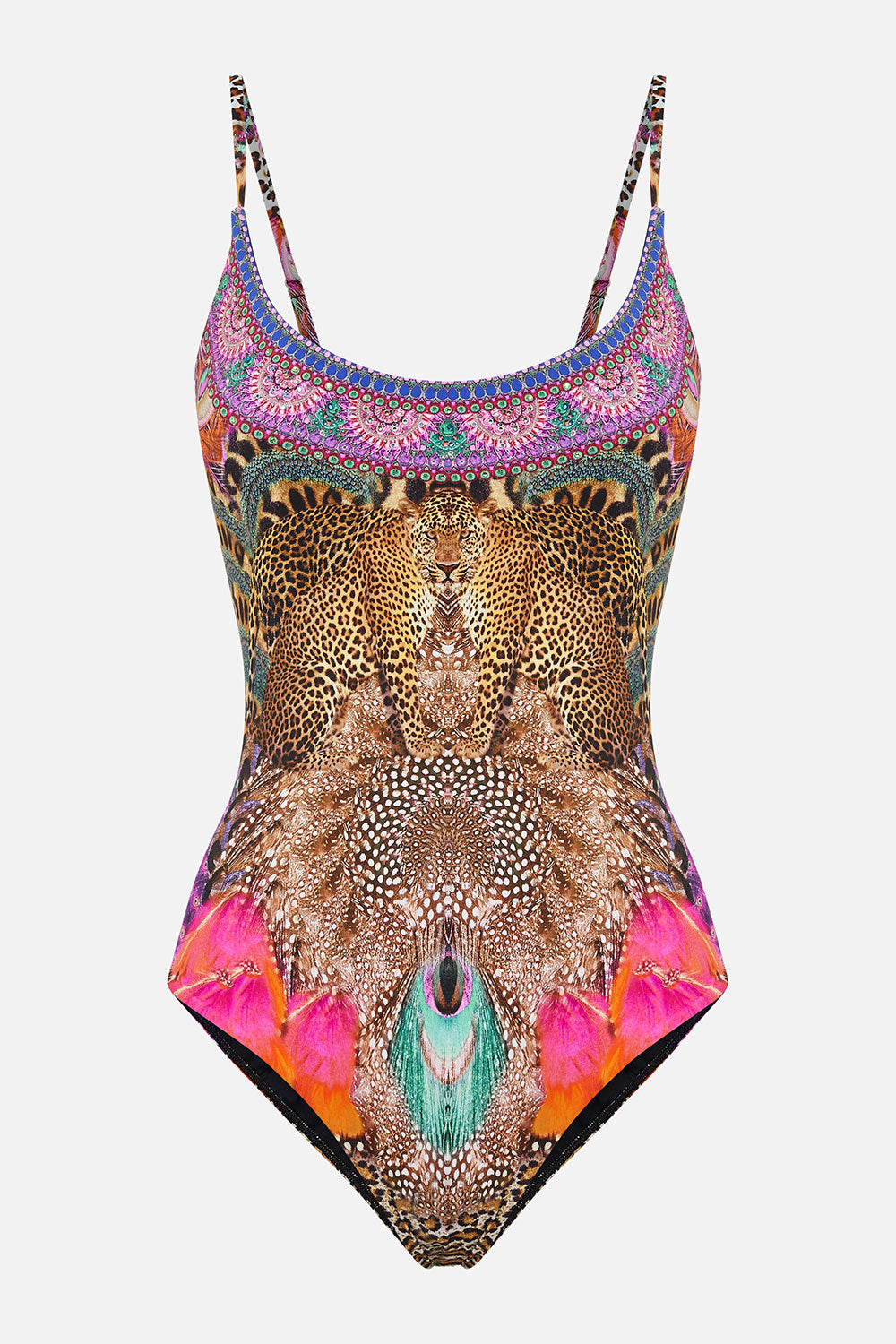 SCOOP NECK ONE PIECE XANADU RISING