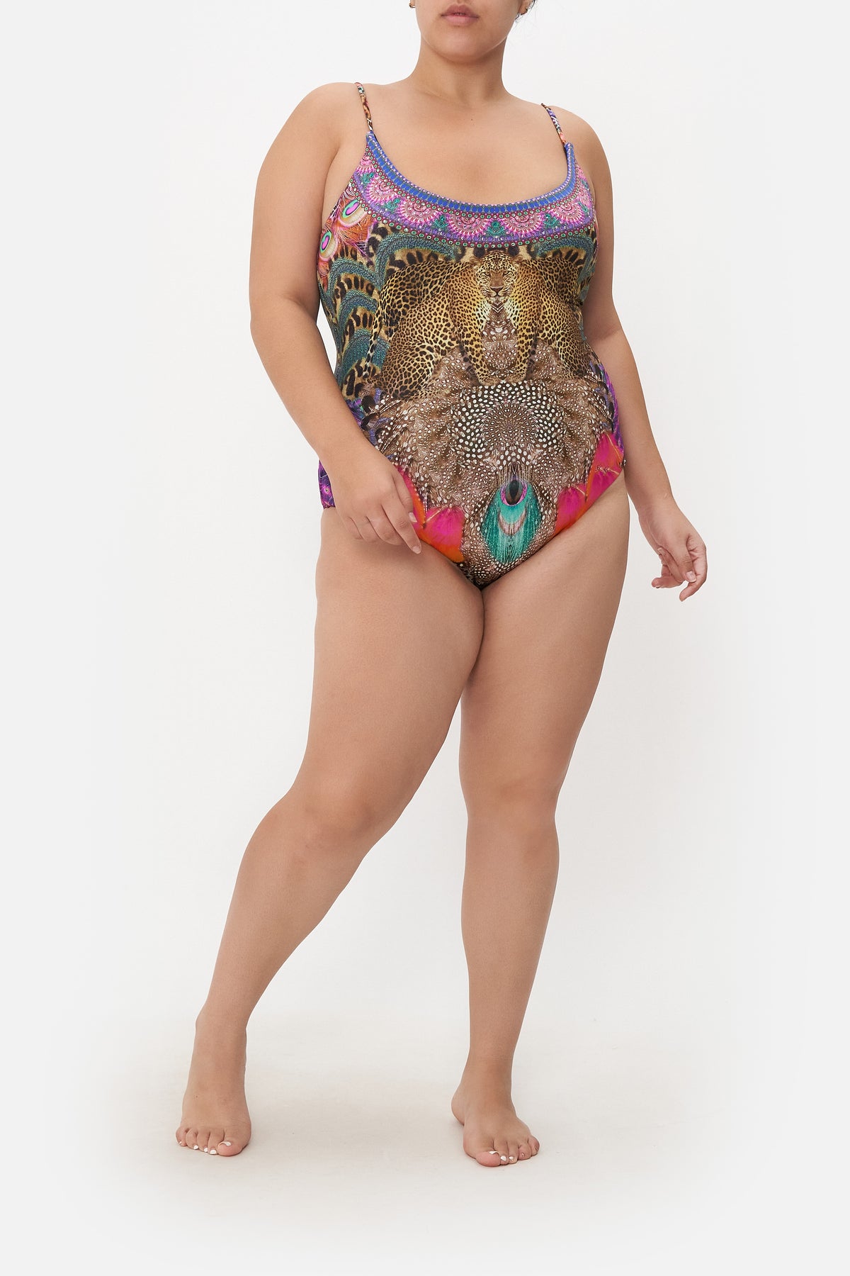 SCOOP NECK ONE PIECE XANADU RISING