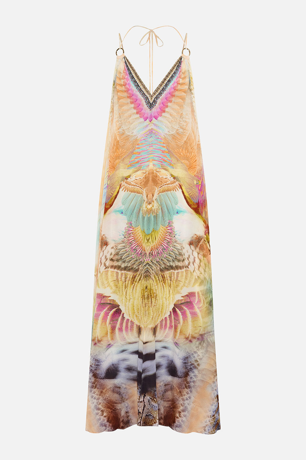 RING DETAIL STRAP DRESS TAKE FLIGHT