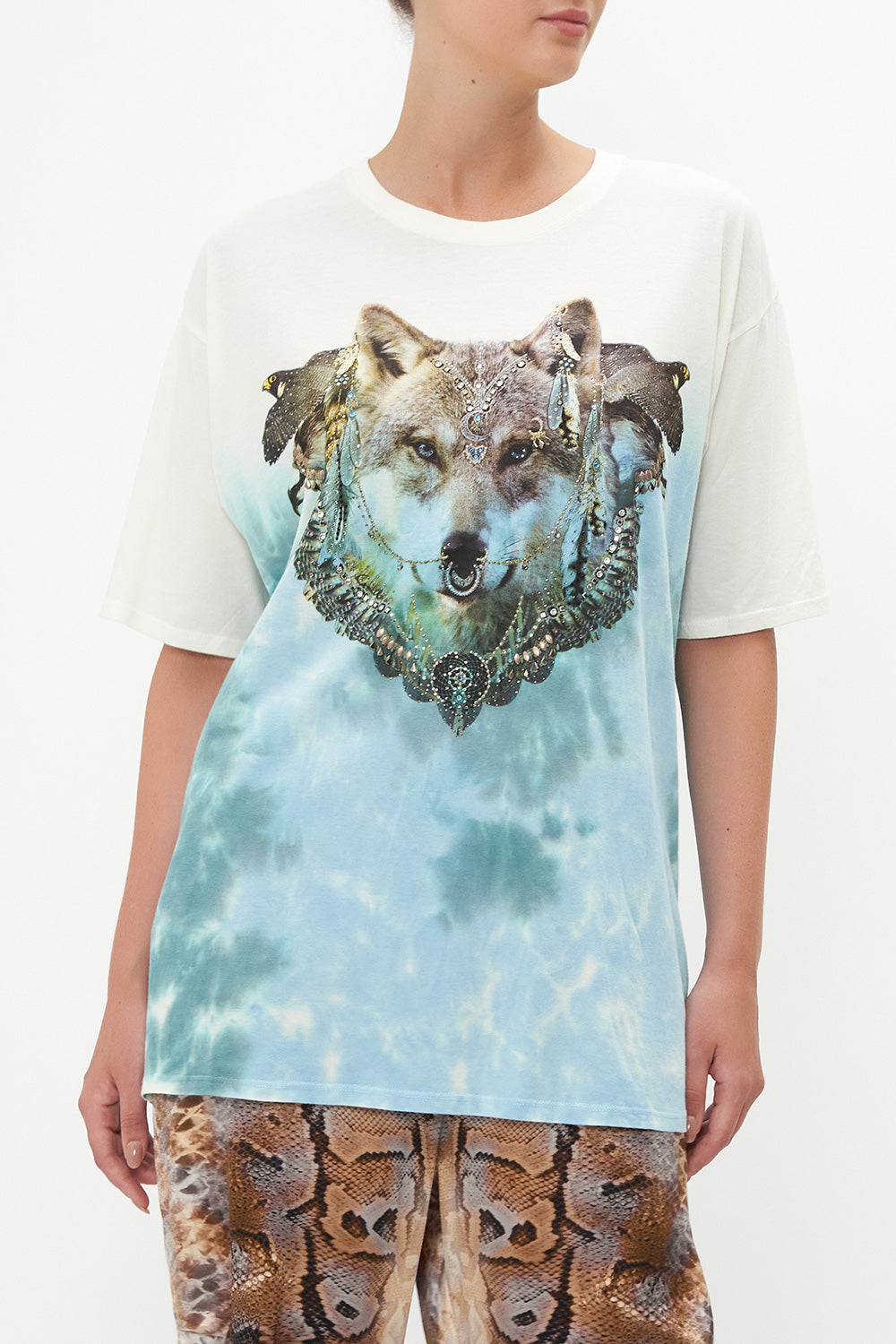 OVERSIZE BAND TEE CALL OF THE FALCON