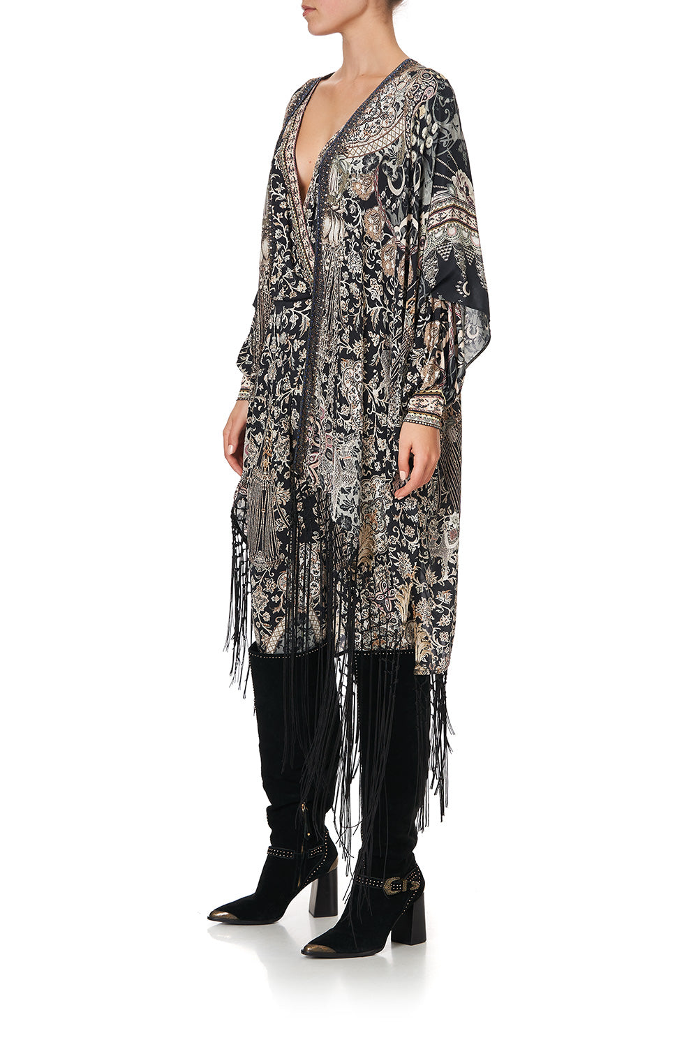 SQUARE DRAPED LAYER DUST HER OFF