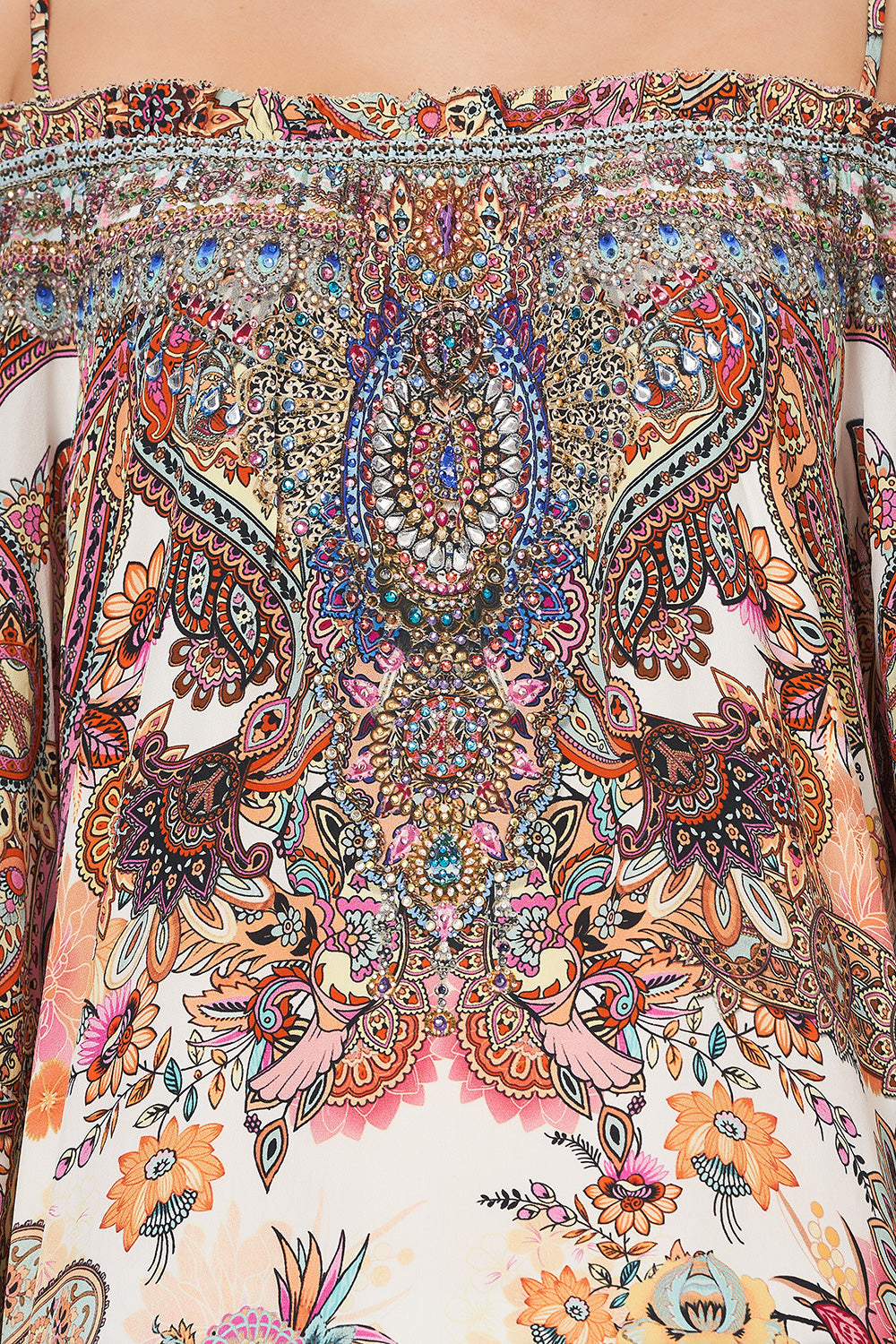 OFF SHOULDER DRESS WITH STRAPS CARNABY DISCO