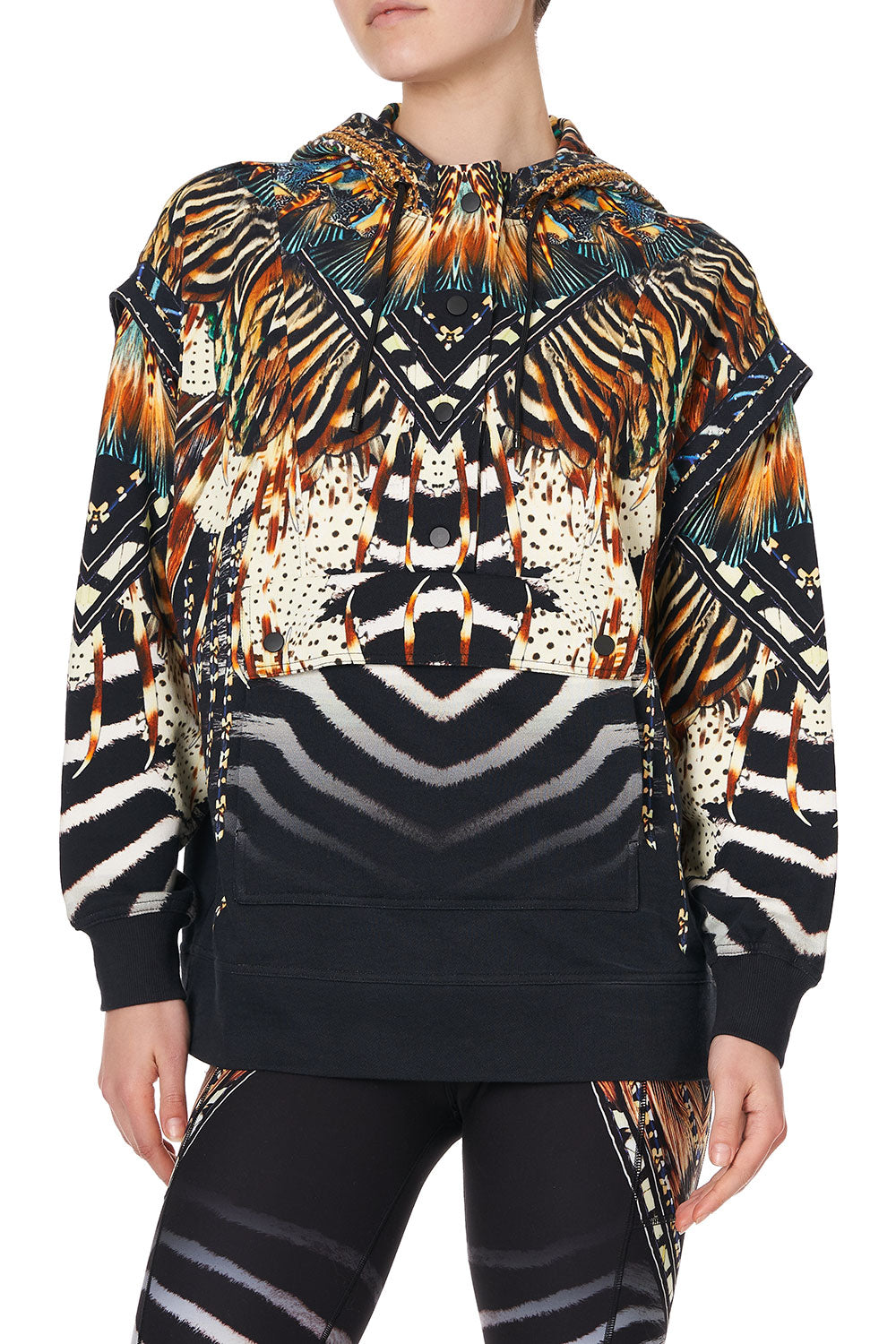 HOODIE WITH FRONT OPENING LOST PARADISE