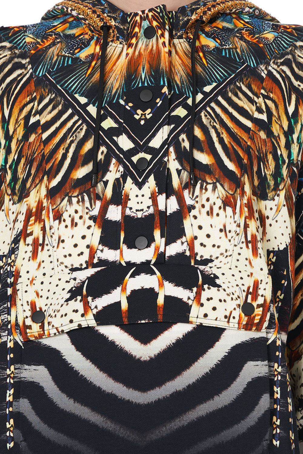 HOODIE WITH FRONT OPENING LOST PARADISE