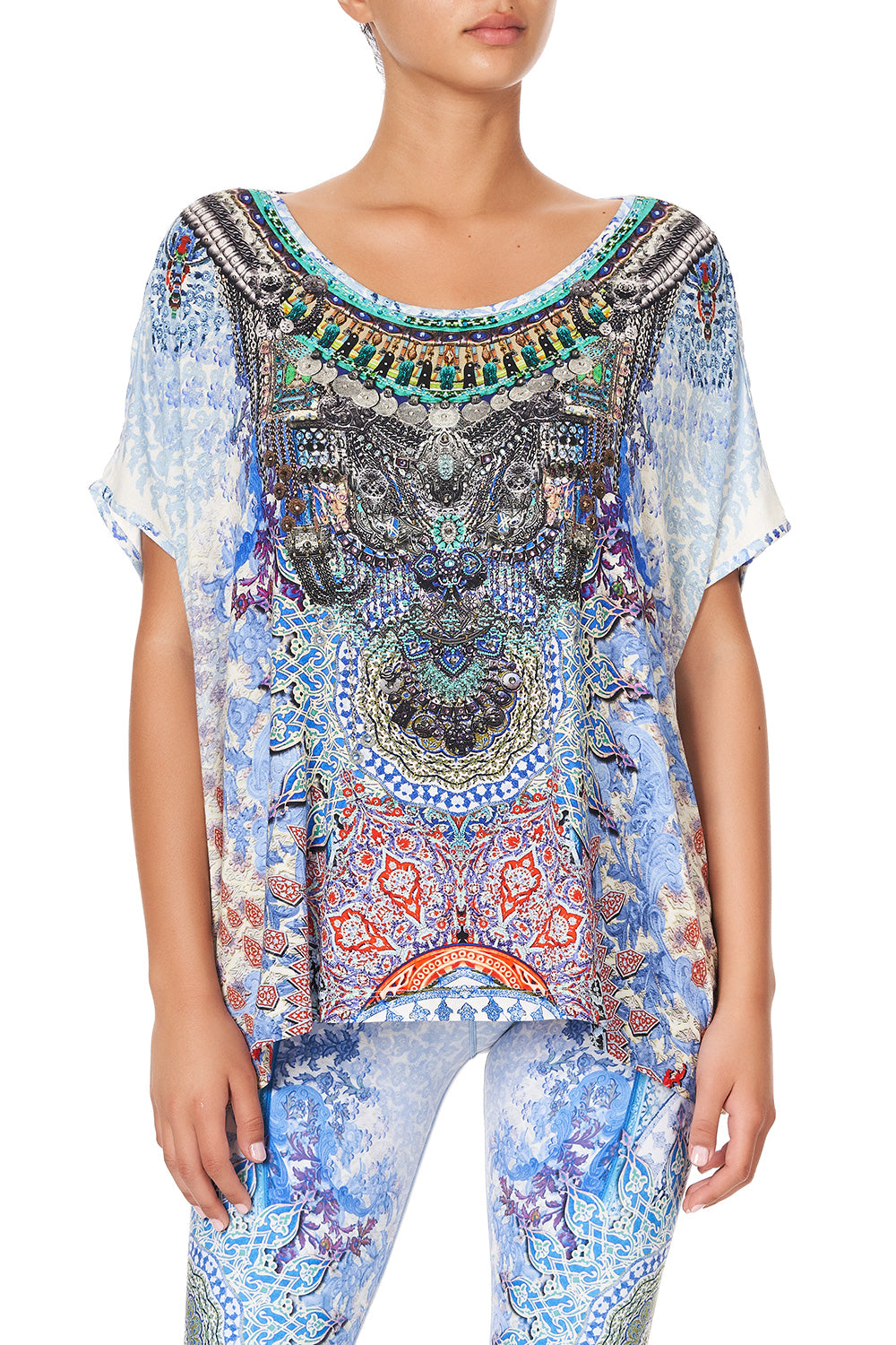 LOOSE FIT ROUND NECK TEE CONCUBINE REALM