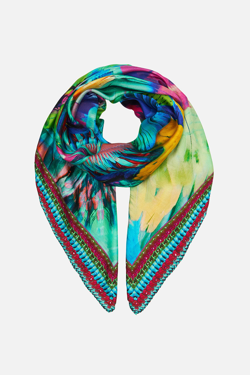 LARGE SQUARE SCARF AGE OF ASTERIA