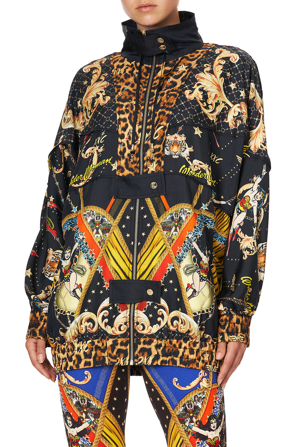 PANELLED YOKE PARKA WONDER WOMAN