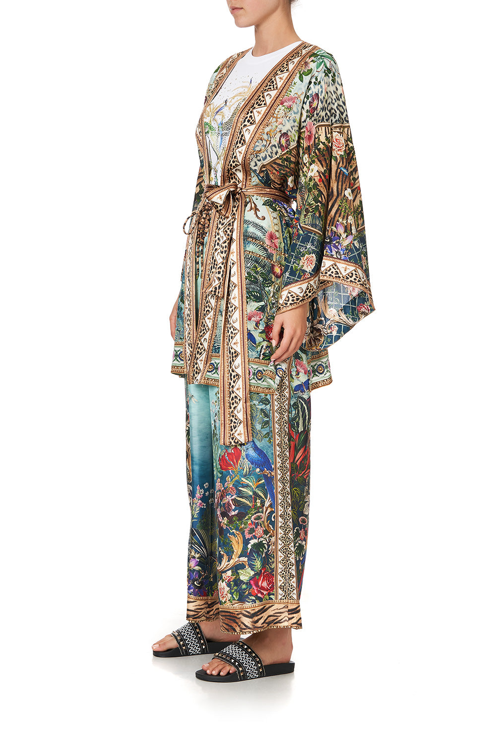 KIMONO WITH TIE BELT IF THESE WALLS COULD TALK