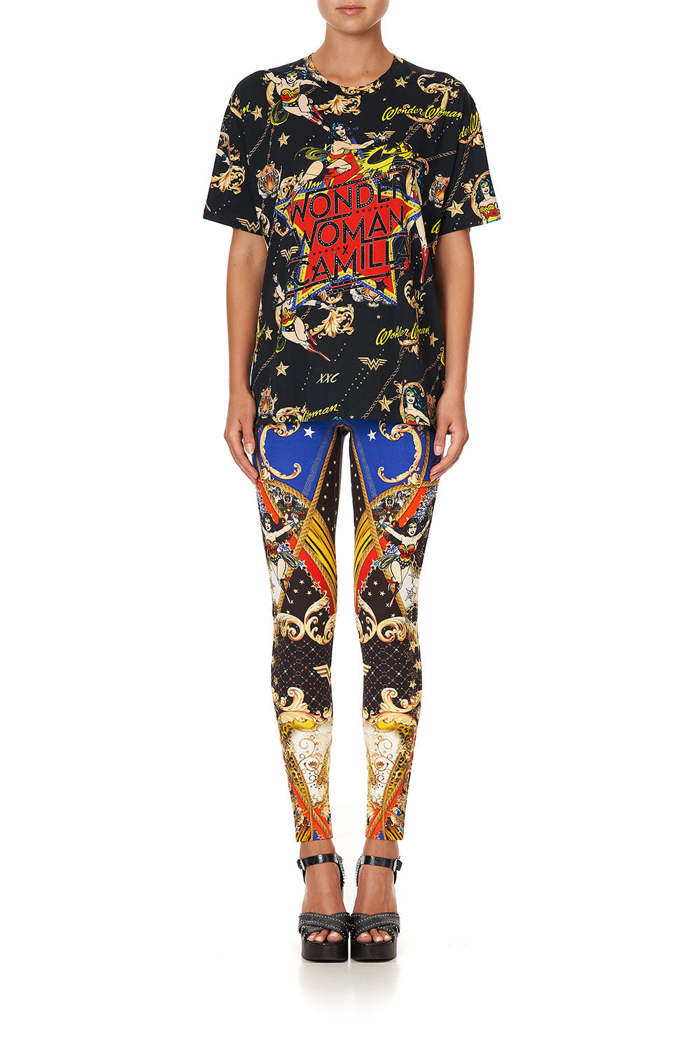 OVERSIZE BAND TEE WONDER WOMAN