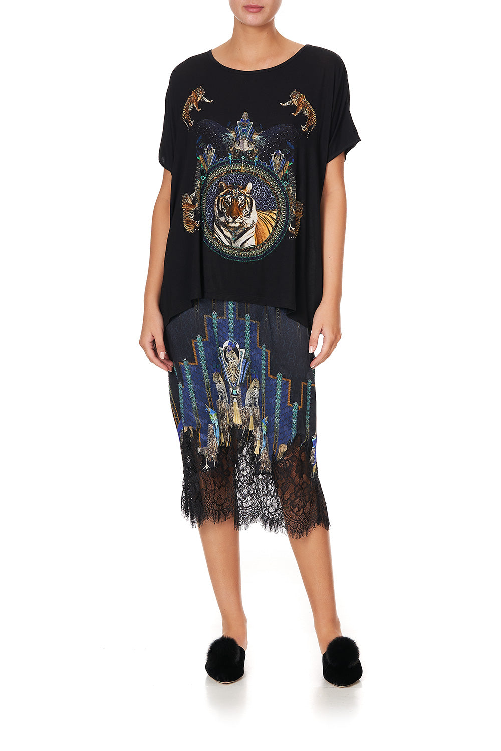 LOOSE FIT ROUND DRIPPING IN DECO