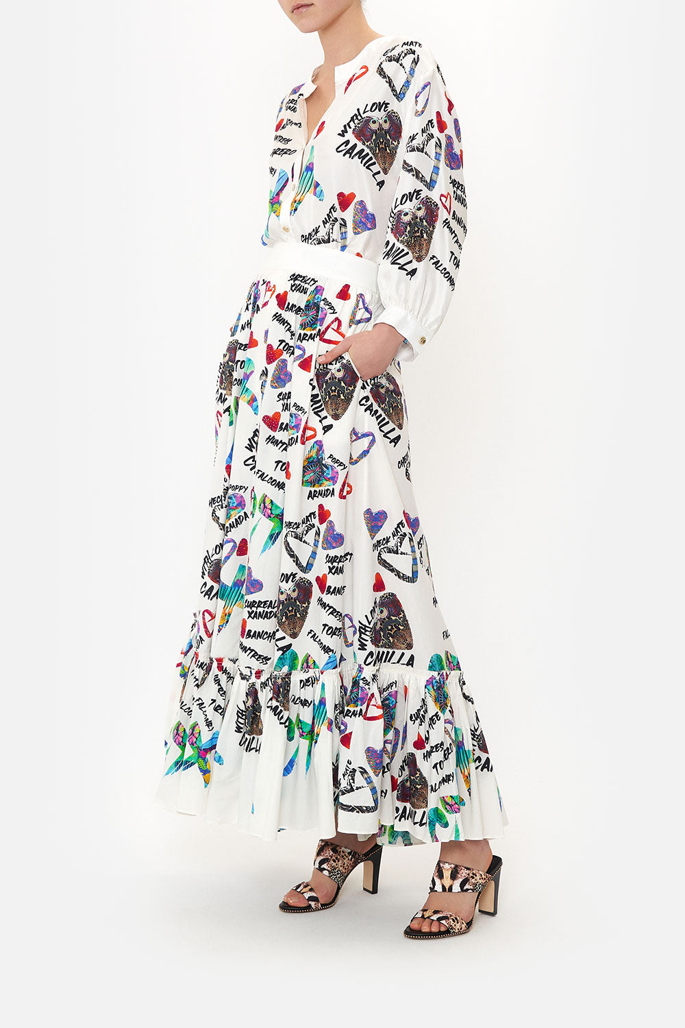 DROPPED SHOULDER BLOUSON SHIRT SHES A WRITE OFF