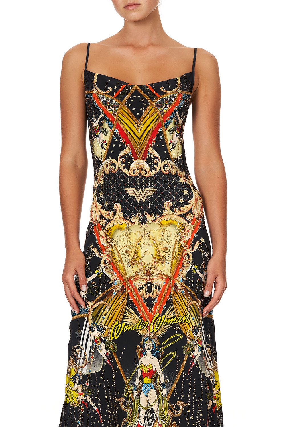 LONG BIAS SLIP WONDER WOMAN