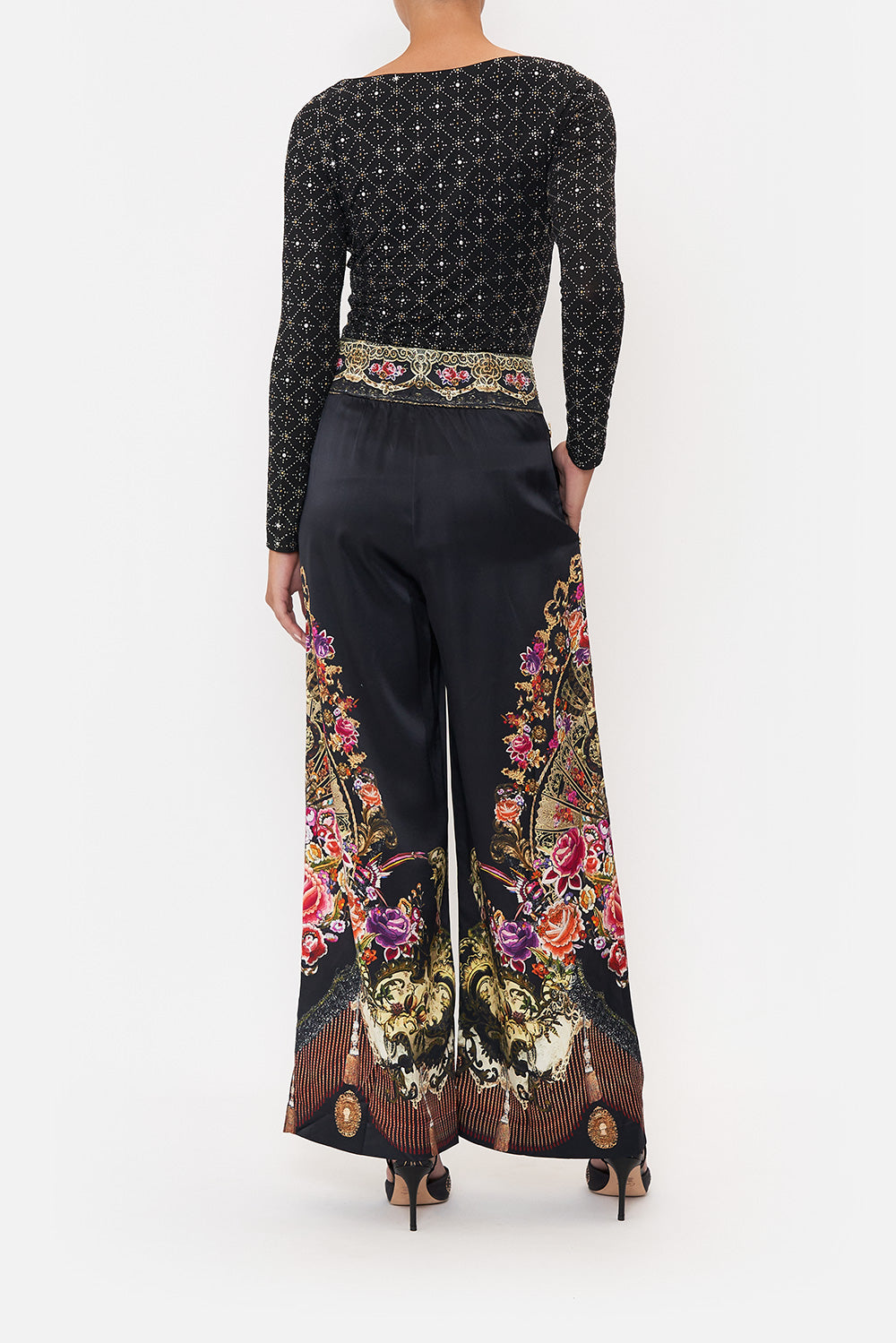 WIDE LEG PANT WITH BUTTONS DANCE WITH DUENDE
