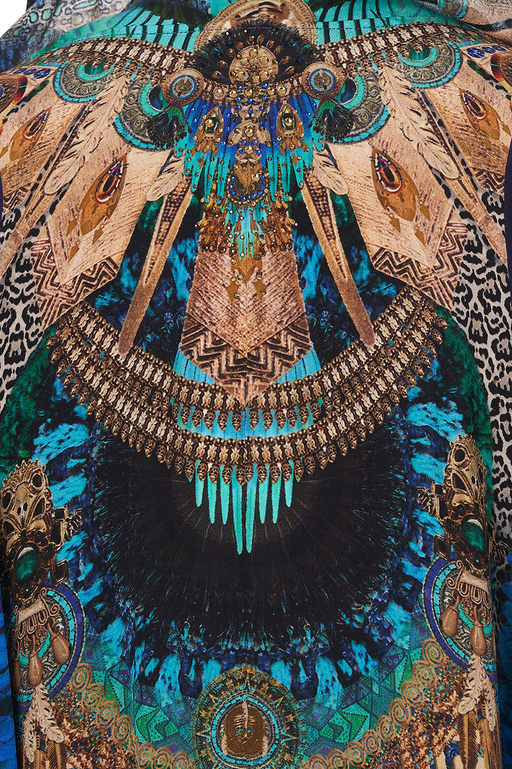 SHAPED HEM LAYER WITH HOOD TEMPLE TEMPTRESS