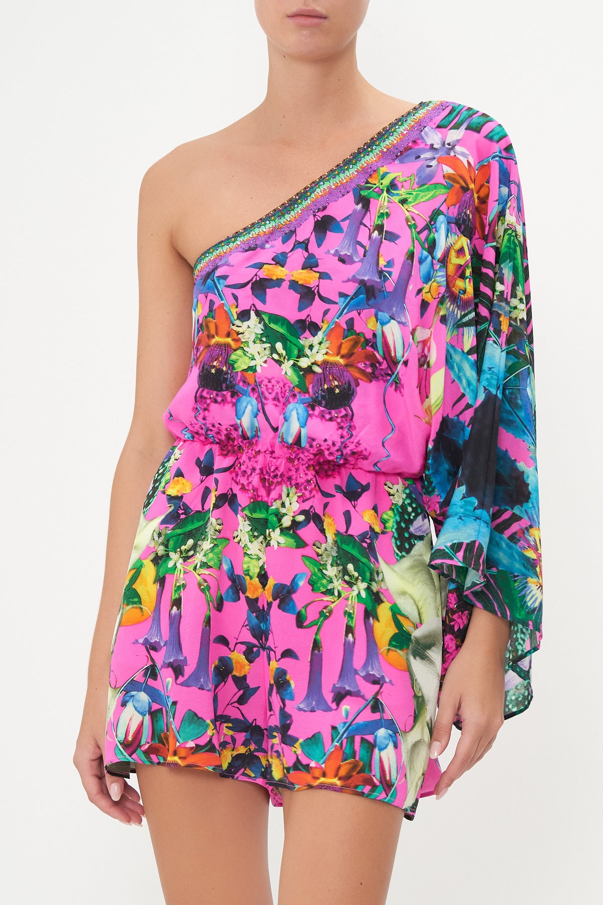ONE SHOULDER PLAYSUIT EXOTICA EROTICA