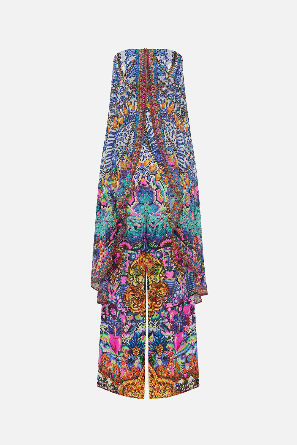 STRAPLESS OVERLAY JUMPSUIT LUCKY CHARMS