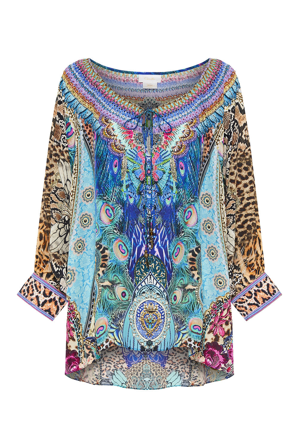 RAGLAN SLEEVE BLOUSE WITH CUFF BASILICA BEAUTY