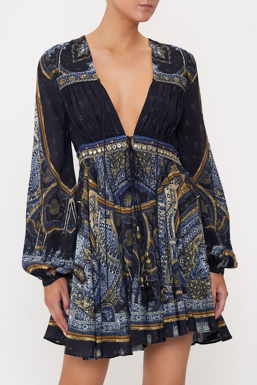 SHORT PEASANT DRESS FOREVER FAMILY