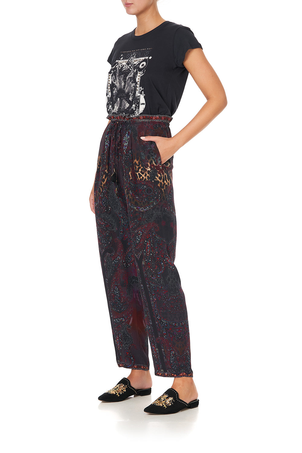 TUCK FRONT HAREM PANT THE SMOKING LOUNGE
