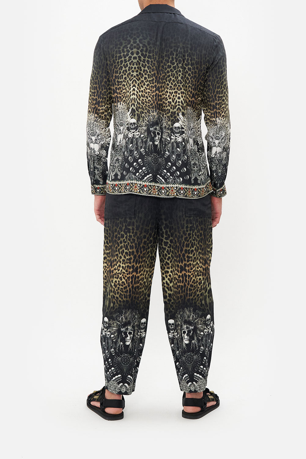 LONG SLEEVE CAMP COLLARED SHIRT ORDER OF DISORDER