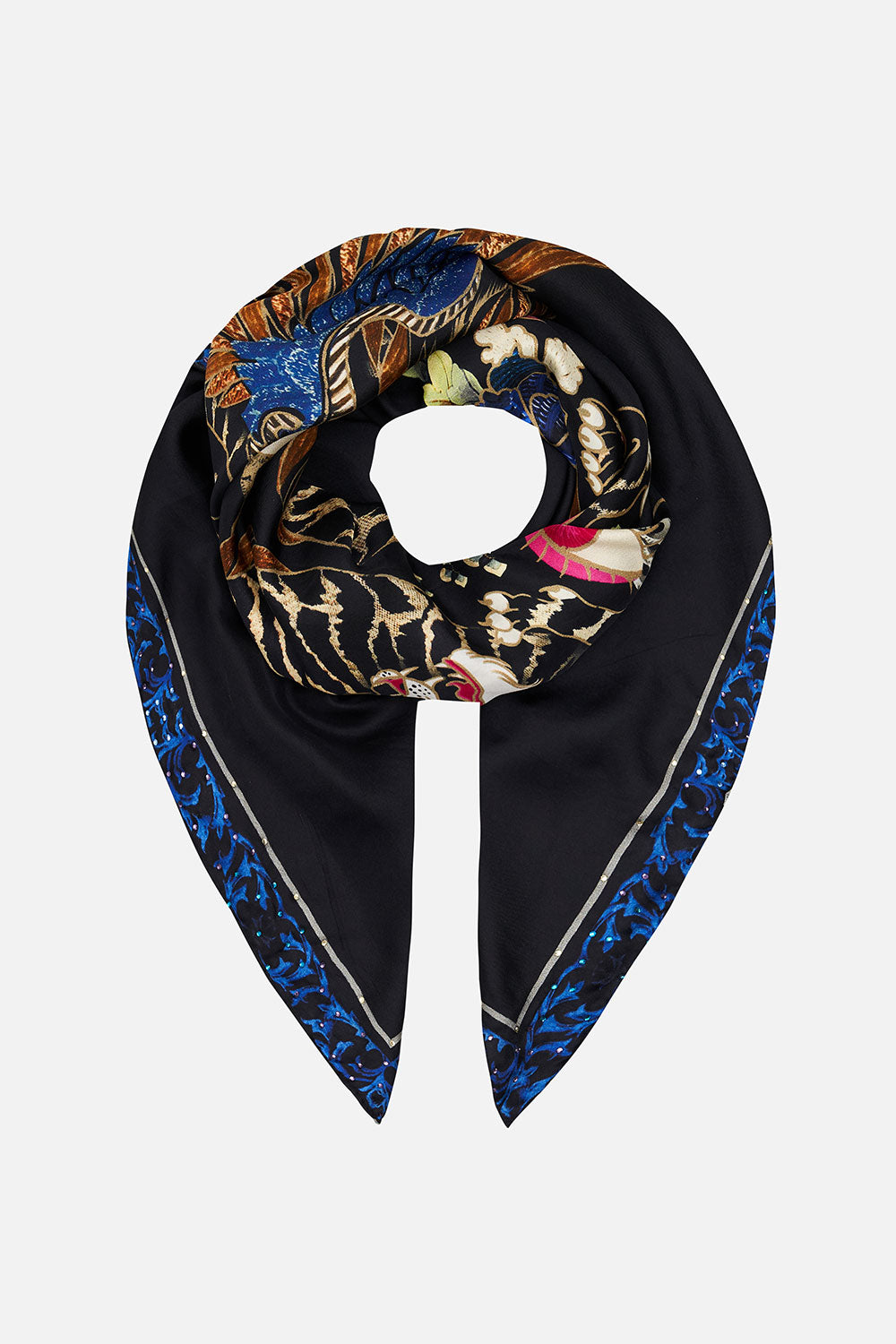 LARGE SQUARE SCARF DANCE OF THE DRAGON